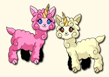 Alpaca pets are free to play with you!