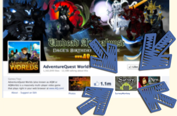 AdventureQuest Worlds Facebook survey