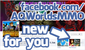 New Facebook App for AQWorlds