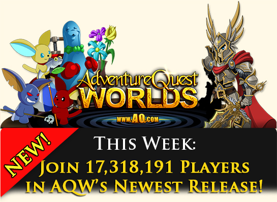 New game release in online mmorpg Adventure Quest Worlds