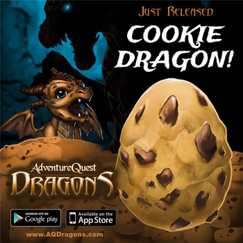 cookie clicker dragon in mobile game app adventure quest dragons idle game