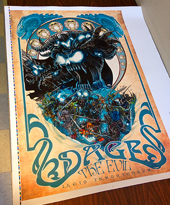 Dage Art Nouveau Poster Test Print