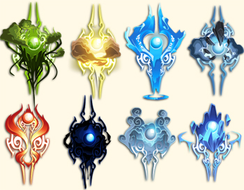 Elemental Orb Capes