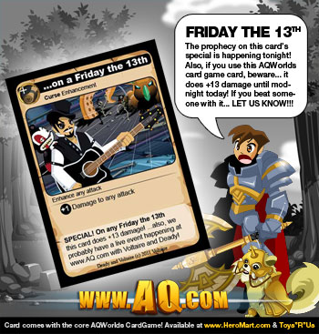 Friday the 13th Card Special Effect