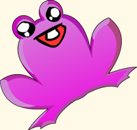 Pink Frog cookie