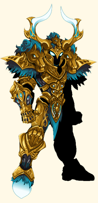 Golden Fury Armor Set exclusive for Members