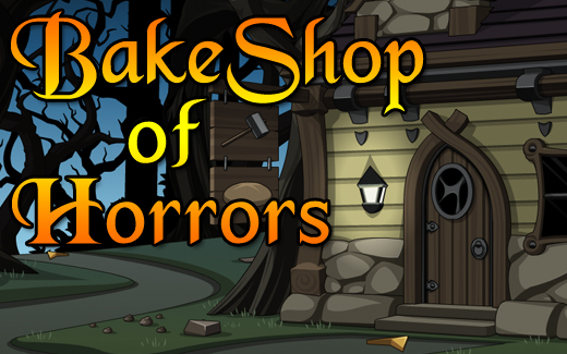 Halloween bake shop in online adventure game