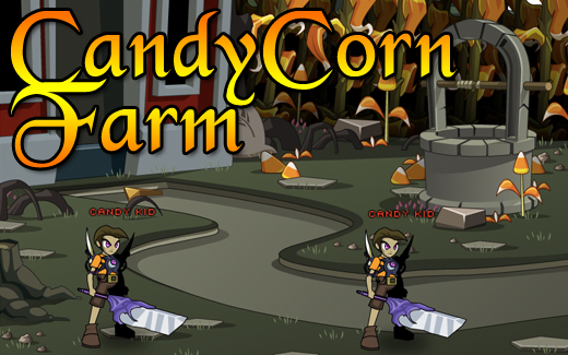 Halloween in the Candy Corn Farm