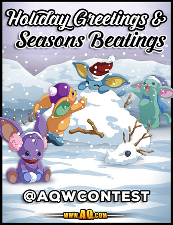 Christmas Contest online mmo rpg game Adventure Quest Worlds 2014 holiday