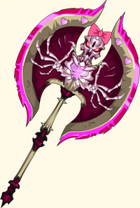 Pink Shadow Reaper of doom in online fantasy game