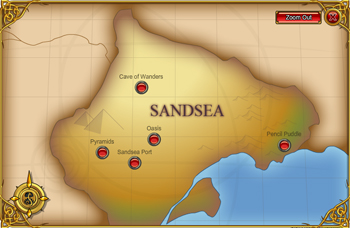 Sandsea map