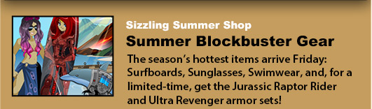 summer sale in online adventure game