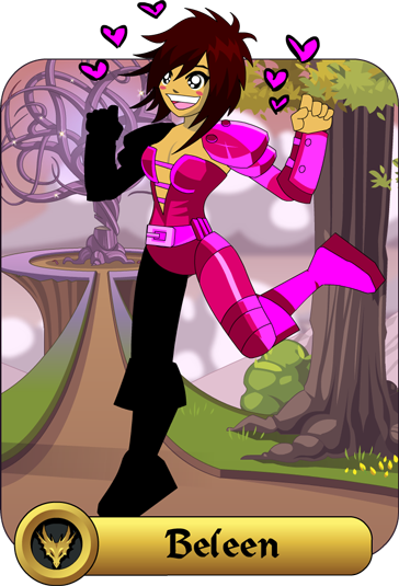 Beleen in online fantasy game AQW