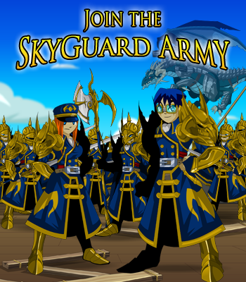 Skyguard Army in online fantasy game