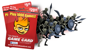 Ultimate Game Card for online fantasy game AdventureQuest Worlds